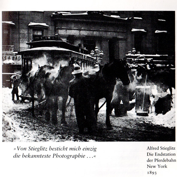 Roland Barthes äußert sich zu einem Photo von Alfred Stieglitz